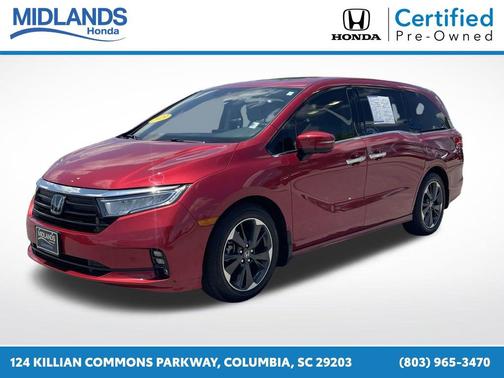 Radiant Red Metallic Ii 2023 Honda Odyssey