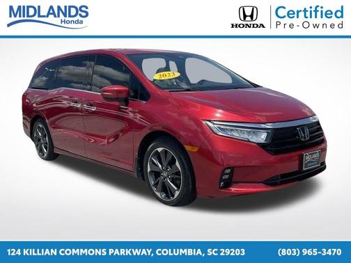 Radiant Red Metallic Ii 2023 Honda Odyssey