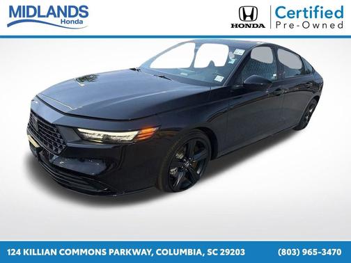 Crystal Black Pearl 2025 Honda Accord Hybrid