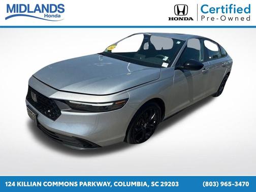 Solar Silver Metallic 2025 Honda Accord