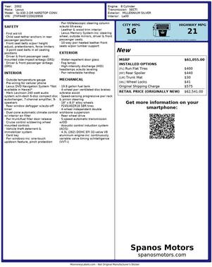 Millennium Silver Metallic 2002 Lexus SC 430 Base