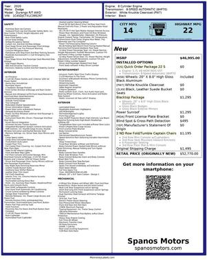 2020 Dodge Durango R/T AWD