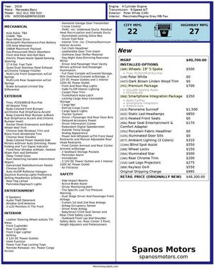 2019 Mercedes-Benz GLC 300 Base