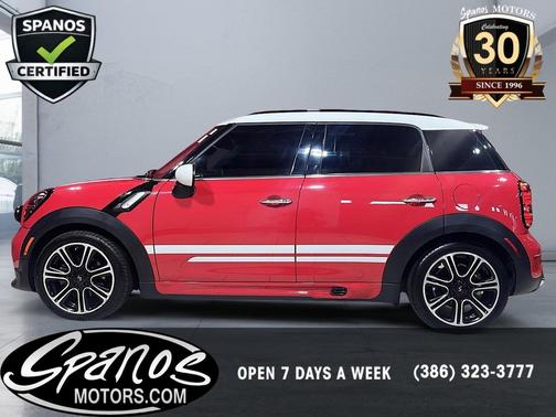 RED 2015 MINI Countryman Cooper S