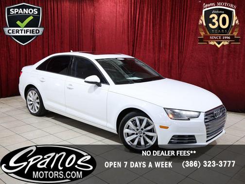 Ibis White 2017 Audi A4 2.0T Premium