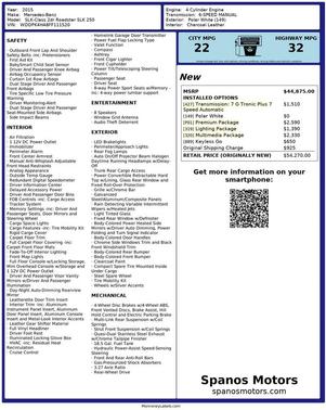 2015 Mercedes-Benz SLK-Class SLK 250