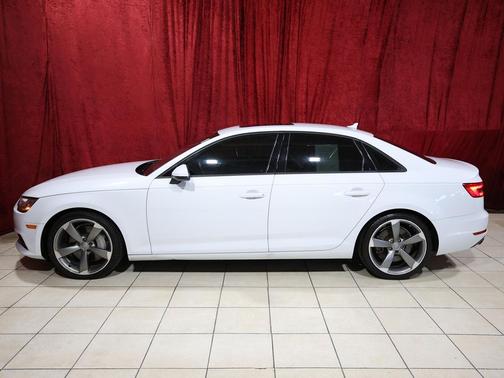 WHITE 2017 Audi A4 2.0T Premium