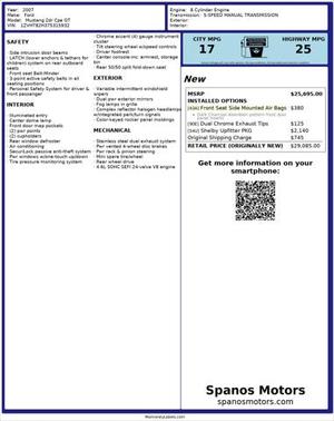 2007 Ford Mustang Base