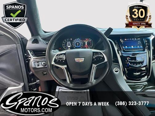 BLACK 2019 Cadillac Escalade ESV Platinum
