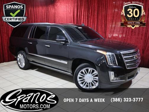 BLACK 2019 Cadillac Escalade ESV Platinum