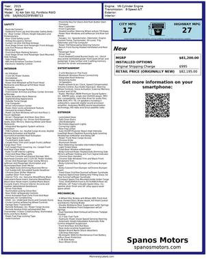 2015 Jaguar XJ XJL Portfolio