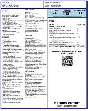 2018 Mercedes-Benz C-Class 