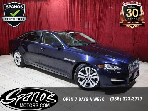 Dark Sapphire Metallic 2016 Jaguar XJ XJL Portfolio Sedan