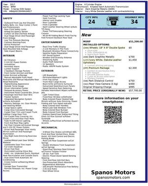 2017 BMW 530 530i Premium