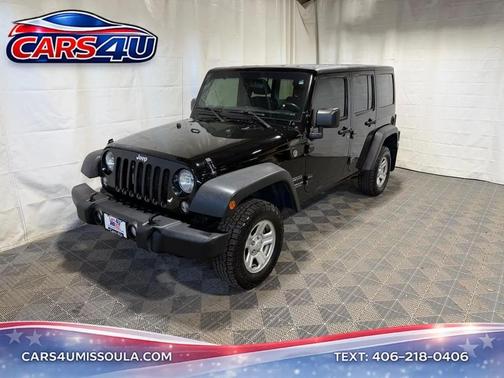 Black Clearcoat 2017 Jeep Wrangler Unlimited Sport