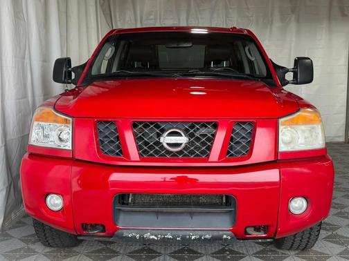 Red Alert Metallic 2010 Nissan Titan Pro-4X