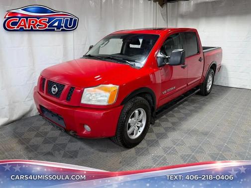 Red Alert Metallic 2010 Nissan Titan Pro-4X