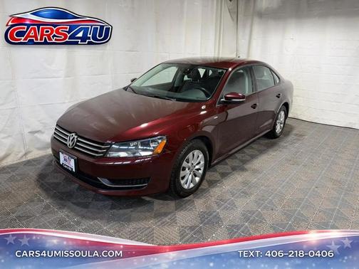 Burgundy 2014 Volkswagen Passat 2.5L Wolfsburg Edition