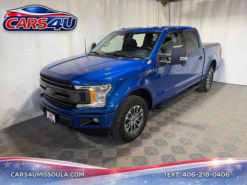 Blue 2018 Ford F-150 XLT