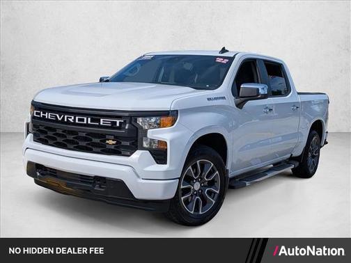 Summit White 2022 Chevrolet Silverado 1500 Custom