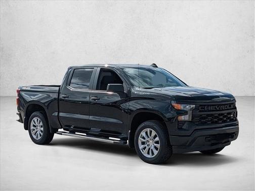 Black 2025 Chevrolet Silverado 1500 Custom