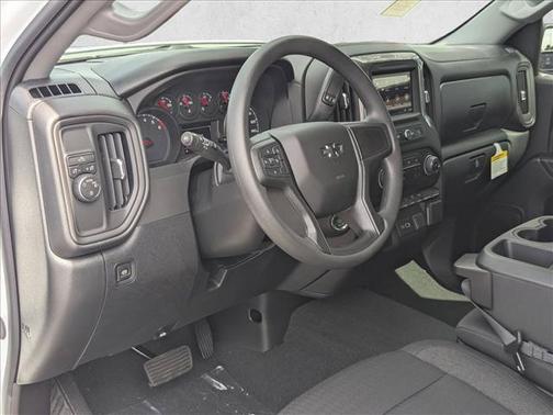 Summit White 2026 Chevrolet Silverado 1500 Custom