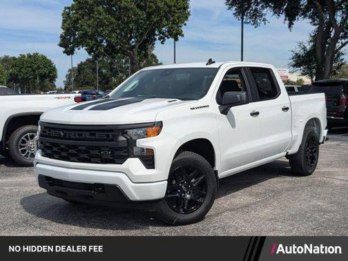 Summit White 2026 Chevrolet Silverado 1500 Custom