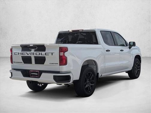 Summit White 2026 Chevrolet Silverado 1500 Custom