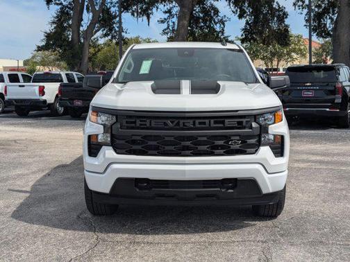 Summit White 2026 Chevrolet Silverado 1500 Custom