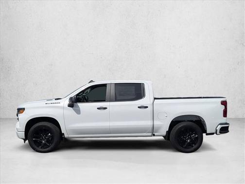 Summit White 2026 Chevrolet Silverado 1500 Custom