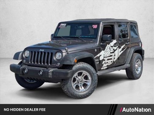 Granite Crystal Metallic Clearcoat 2018 Jeep Wrangler JK Unlimited Sport