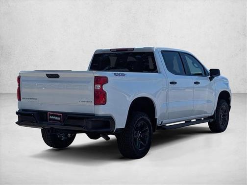 Summit White 2026 Chevrolet Silverado 1500 Custom Trail Boss