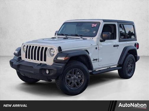 Bright White Clearcoat 2024 Jeep Wrangler Sport S