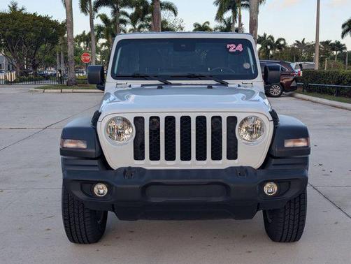Bright White Clearcoat 2024 Jeep Wrangler Sport S
