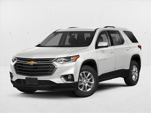 Iridescent Pearl Tricoat 2021 Chevrolet Traverse LT Cloth