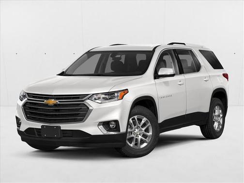 Iridescent Pearl Tricoat 2021 Chevrolet Traverse LT Cloth