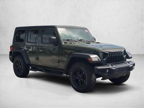 Sarge Green Clearcoat 2021 Jeep Wrangler Willys