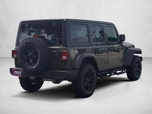 Sarge Green Clearcoat 2021 Jeep Wrangler Willys