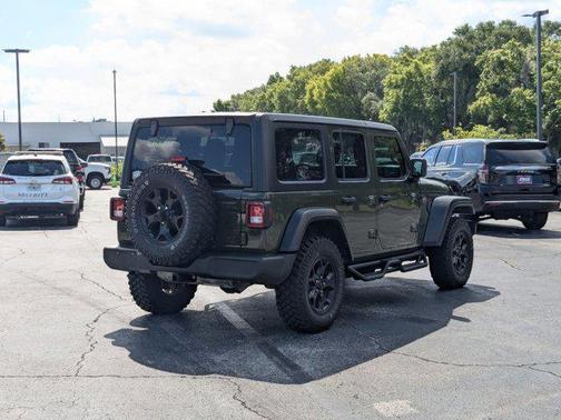 Sarge Green Clearcoat 2021 Jeep Wrangler Willys