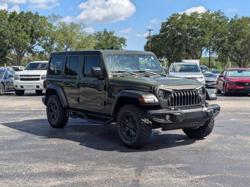 Sarge Green Clearcoat 2021 Jeep Wrangler Willys