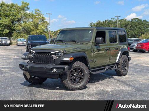 Sarge Green Clearcoat 2021 Jeep Wrangler Willys