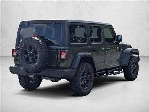 Sarge Green Clearcoat 2021 Jeep Wrangler Willys