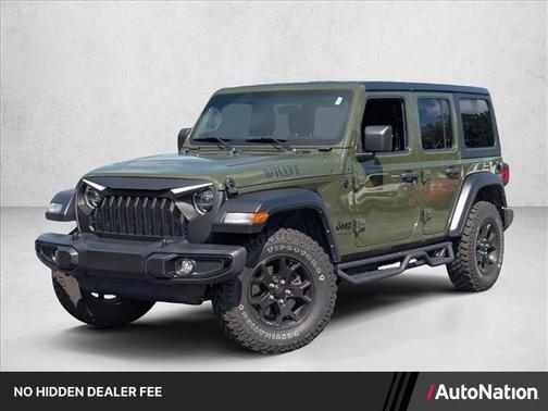 Sarge Green Clearcoat 2021 Jeep Wrangler Willys