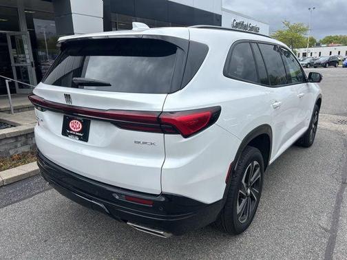 White Frost Tricoat 2025 Buick Enclave Sport Touring