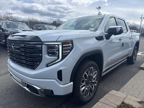 Glacier White Tricoat 2026 GMC Sierra 1500 Denali Ultimate