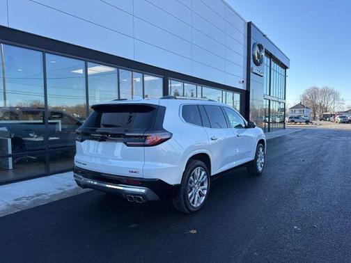 White Frost Tricoat 2024 GMC Acadia Denali