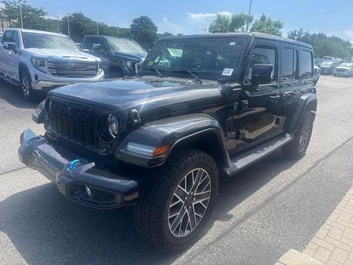 Black Clearcoat 2024 Jeep Wrangler 4xe High Altitude