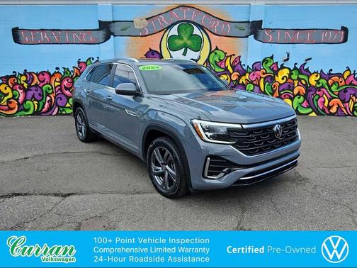 Pure Gray 2024 Volkswagen Atlas Cross Sport 2.0T SEL