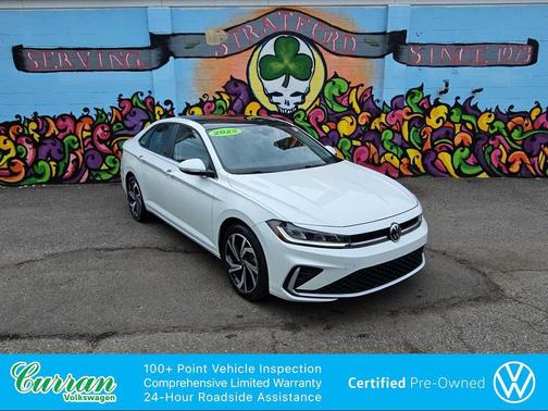 Opal White Pearl 2025 Volkswagen Jetta 1.5T SEL