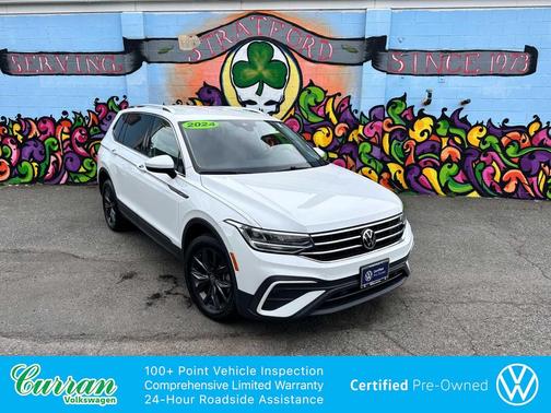 Pure White 2024 Volkswagen Tiguan 2.0T SE 4MOTION